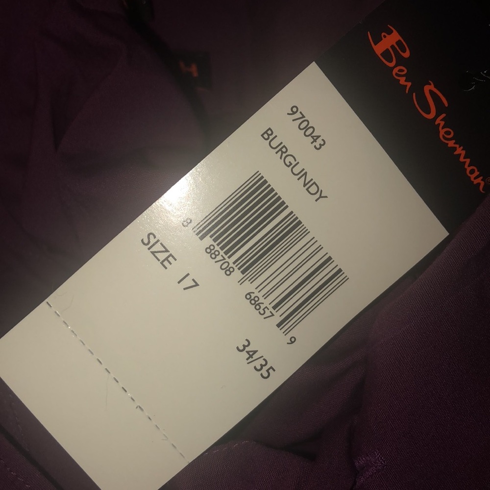 Ben Sherman Men's Solid Stretch Shirt - Picture 2 of 2